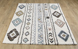 Alaska Geometric Rug 5 - 104 White picture on the floor