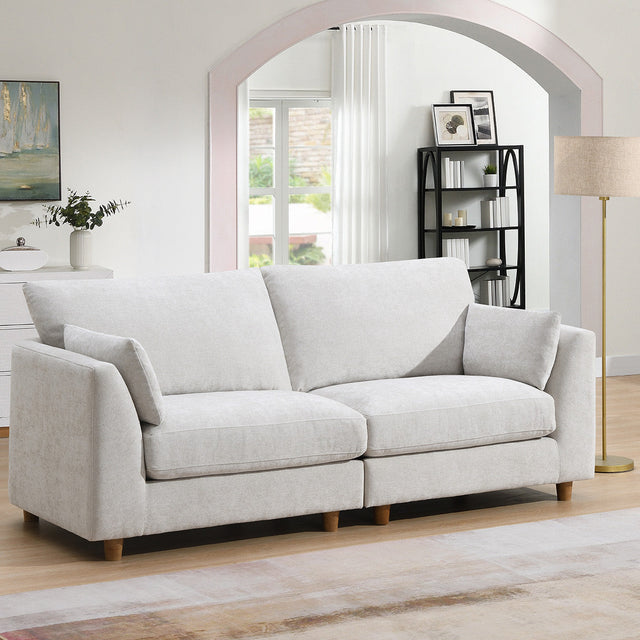 Alina Modular 2.5 Seater Sofa Liberty Pearl - Fabric Living Room Sofa