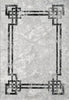 Alisa Geometric Rug Grey Black picture of the rug design