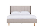 Allegra 5ft King Size Bed Cashmere front view picture