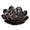 Elegant candle holders for serene spaces – Alloy Lotus Incense Holder


