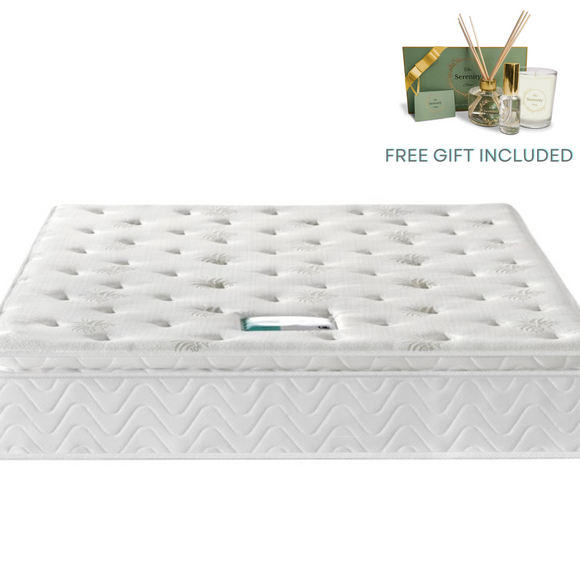 Soothing mattress for a restful night's sleep.