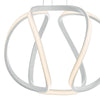 Alonsa Large Pendant LED White close view picture of the LED shade