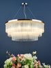 Alpheios 12 Light Chandelier Polished Chrome Glass perfect for living rooms