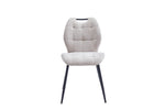 Alva Dining Chair Beige front view picture on the white background