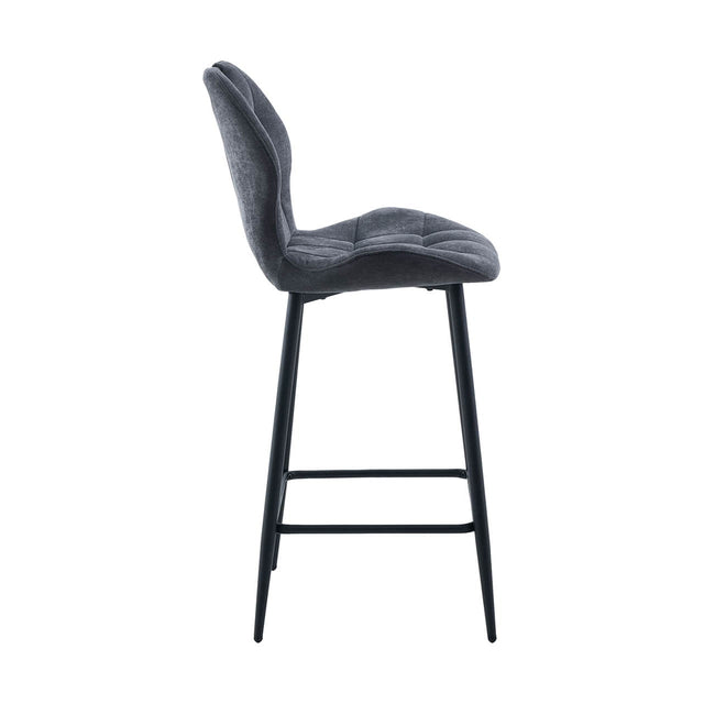 Alva Kitchen Counter Stool Charcoal