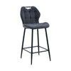 Alva counter stool in charcoal