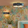Alvaro 3 Light Flush Brushed Brass/Blue life style picture