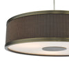 Alvaro 3 Light Pendant Antique Bronze/Brown Shade close view picture of the shade