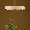 Alvaro 6 Light Pendant Chrome/Ivory Shade life style picture