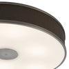 Alvaro 6 Light Flush Bronze/Brown Shade close view picture of the light shade