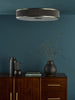 Alvaro 6 Light Flush Bronze/Brown Shade perfect for low ceiling rooms