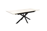 Amarro Extending Dining Table 160-200 cm White rectangular 2-metre table for kitchen