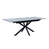 Amarro Extending Dining Table 160-200 cm Italy Grey rectangular kitchen table perfect for 8 person