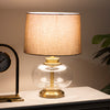 Amiri Table Lamp Clear 44cm picture with a switched on light