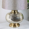 Amiri Table Lamp Mercury 44cm brass table lamp with a mercury glass base