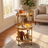 Amor 3 Tier Trolley Gold lifestyle picture