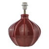 Amrita Table Lamp Red With Antique Brass picture on the white background