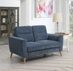 Anderson 2 Seater Sofa Blue lie style close view front photo