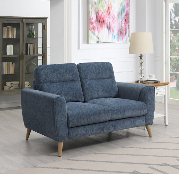 Anderson 2 Seater Sofa Blue lie style close view front photo