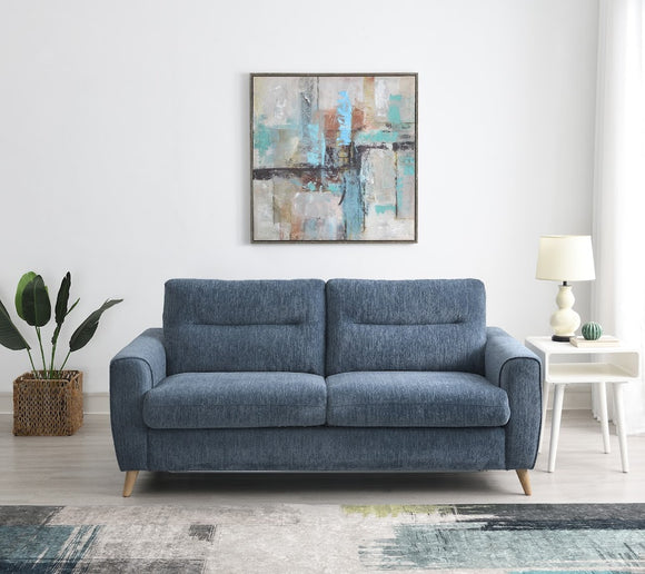 Anderson Sofa Bed Blue life style front close view photo