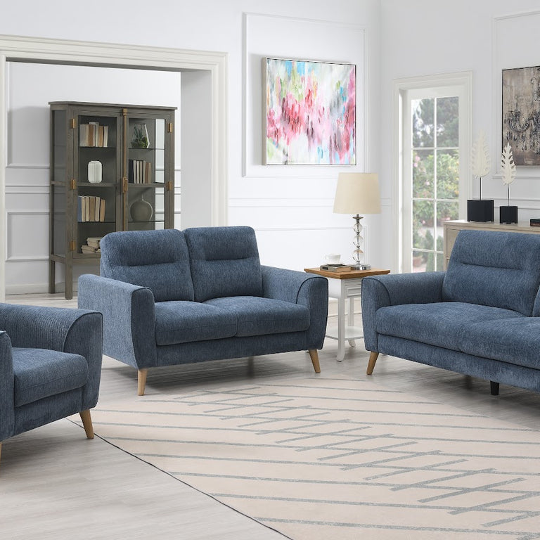 Anderson 3 Seater Sofa Blue