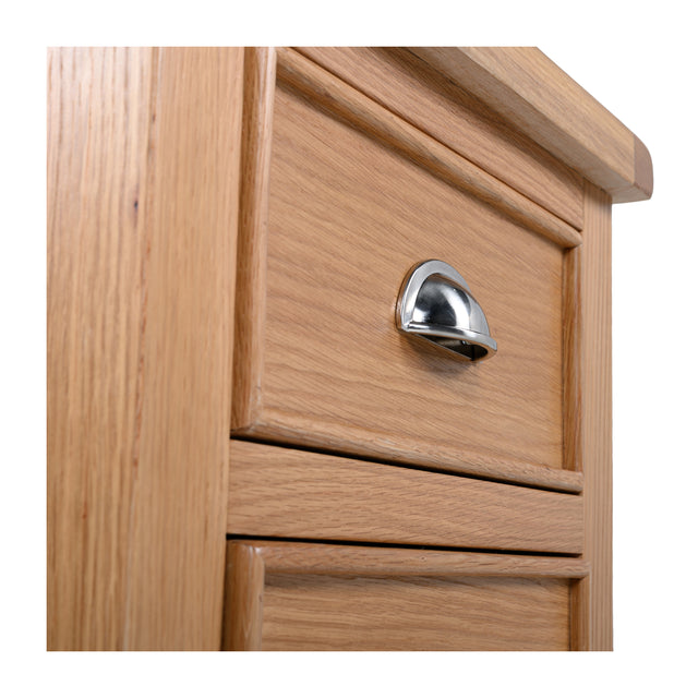 Andora 3 Drawer Locker - Light Oak Bedroom Furniture