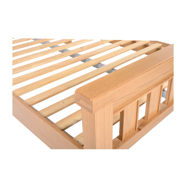 Andora 4ft6 Double Bed Light Oak - Wooden Bedroom Furniture