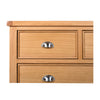 Andora Chest of 5 Drawers close view picture of the metal cup handles