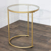 Andrea Nest of 2 Side Tables life style picture of the bigger table
