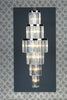 Angel 28 Light Chandelier Crystal and Polished Chrome 6 tiers chandelier