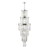 Angel 28 Light Chandelier Crystal and Polished Chrome picture on the white background