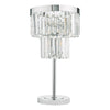 Angel 4 Light Table Lamp Polished Chrome Crystal  picture on the white background
