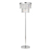 Angel 6 Light Floor Lamp Crystal and Polished Chrome high floor lamp