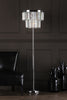 Angel 6 Light Floor Lamp Crystal and Polished Chrome made in a luxury style