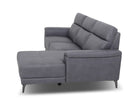 Anthony Corner Sofa Graphite RHF close side view photo on the white backing