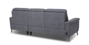Anthony Corner Sofa Graphite RHF close back view photo on the white backing