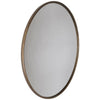Antique Brass Round Wall Mirror 120 cm alternative view