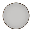 Antique Brass Round Wall Mirror 120 cm