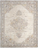 Nourison Antique Fusion Rug ANF01 Ivory Charcoal picture of the rug vintage style