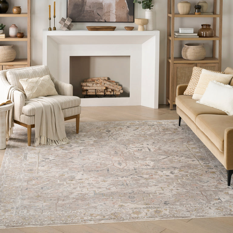 Nourison Antique Fusion Rug ANF02 Ivory Multicolor