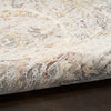 Nourison Antique Fusion Rug ANF03 Light Grey with a low-high cut pile