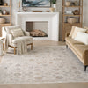 Nourison Antique Fusion Rug ANF04 Ivory Multicolor lifestyle picture in the living room