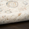 Nourison Antique Fusion Rug ANF04 Ivory Multicolor machine-made rug with a cut pile
