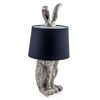 Antique Silver Rabbit Ears Lamp