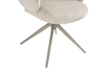 Apollo Dining Chair Beige close view picture of chairs seat and legs