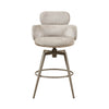 Beige Apollo counter stool shown from the side (2)