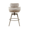 Beige Apollo counter stool shown from the side (3)