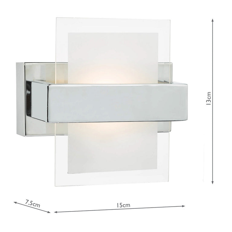 Apt Wall Washer Lamp Polished Chrome LED - Stylish Lighting Collection