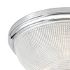 Arbor Bathroom 3 Light Flush Polished Chrome IP44 safe for bathroom